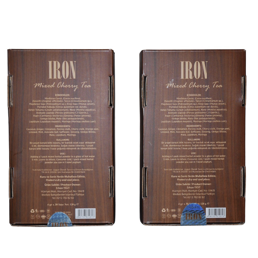 Iron Detox Mixed Cherry Tea For Permanent Weight Loss Effect 30 pcs